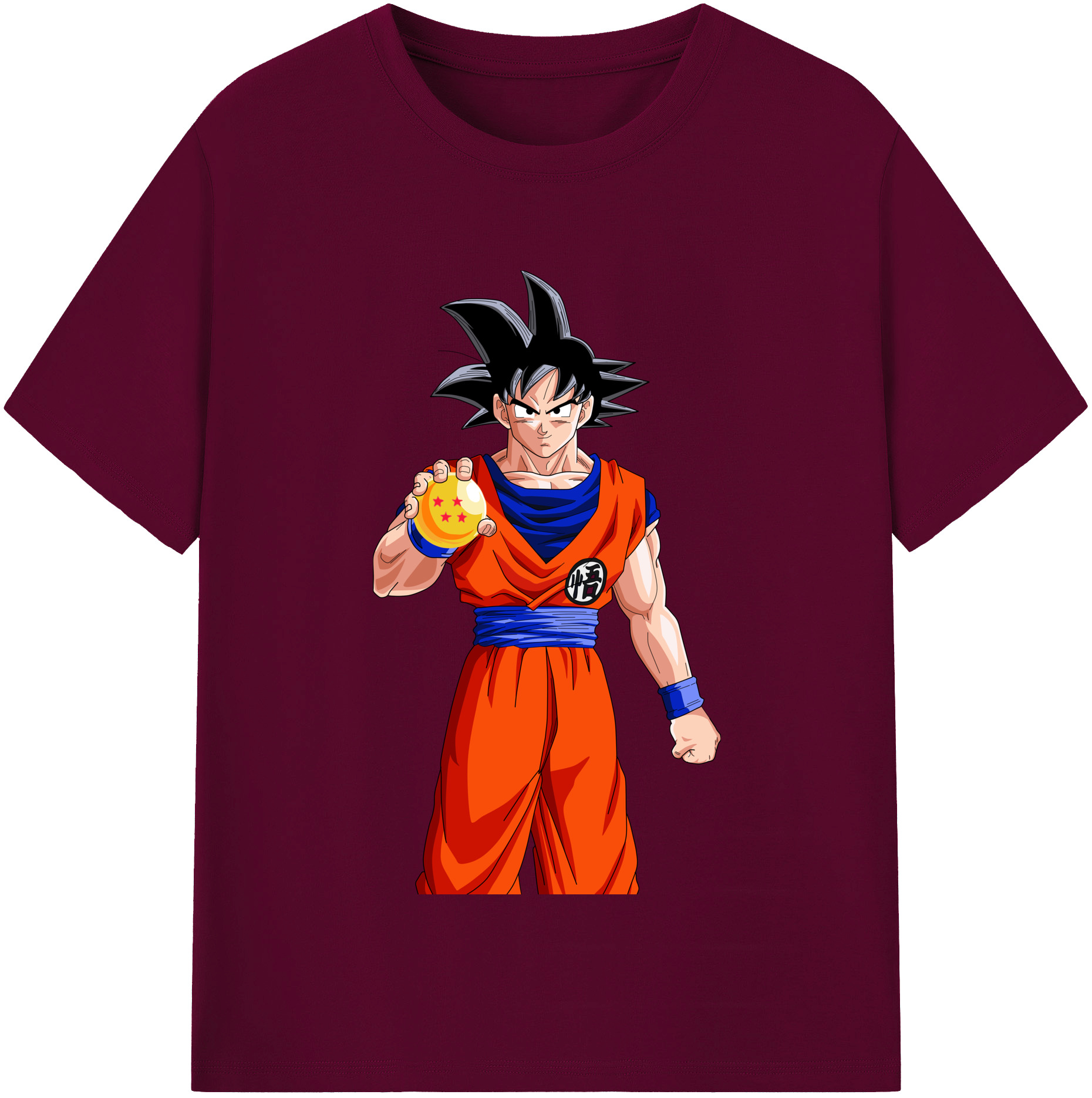 （画像用） ドラゴンボール 孫悟空（そん ごくう）Son Goku カカロット DRAGON BALL Kakarotto レディースカジュアルプリントTシャツ（綿100％）